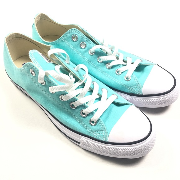 Converse Chuck Taylor AllStar Aqua Blue Canvas Low - Picture 4 of 7